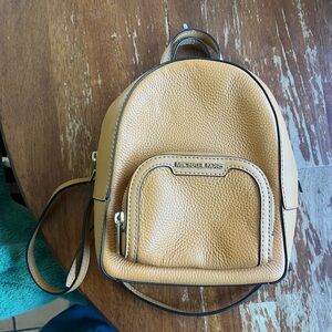 Michael Kors Camel Leather Backpack